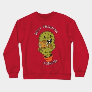 Best Friends Voodoo Doll Cactus Crewneck Sweatshirt